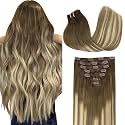 GOO GOO Clip in Hair Extensions Real