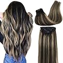 GOO GOO Clip in Hair Extensions Real