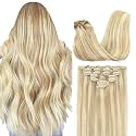 GOO GOO Clip in Hair Extensions Real