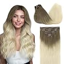 GOO GOO Clip in Hair Extensions Real