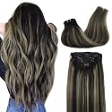 GOO GOO Clip in Hair Extensions Real
