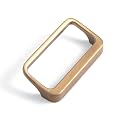 Goo-Ki Champagne Bronze Cabinet Pulls with Hole Center 2.5''(64MM),Modern Zinc Alloy Finger Pulls for Drawer,Wardrobe,Cupboard,6 Pack