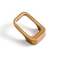 Goo-Ki Champagne Copper Cabinet Cabinet pulls with 0.6''(16mm) Hole Center,Modern Zinc Alloy Drawer Knobs for Drawer,Wardrobe,Cupboard,6 Pack