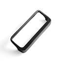 Goo-Ki Matte Black Cabinet pulls with 3''(76mm) Hole Center,Modern Zinc Alloy Finger Pulls for Drawer,Wardrobe,Cupboard,6 Pack