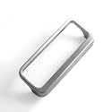 Goo-Ki Satin Nickel Cabinet pulls with 3''(76mm) Hole Center,Modern Zinc Alloy Finger Pulls for Drawer,Wardrobe,Cupboard,6 Pack