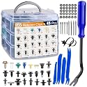 GOOACC 900Pcs Plastic Rivets and Auto Body Fasteners Assortment