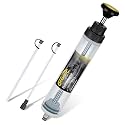 GOOACC Oil Extractor Pump, 500CC Fluid Extractor Automotive Manual Fuel Suction &amp; Filler Pump with Extension Hose Syringe Vacuum Pump, Brake Fluid Extractor for Oil Change Extraction Transfer (500ml)