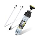 GOOACC Oil Extractor Pump Automotive, Fluid Extractor with Hose Oil Change Syringe Vacuum Pump Extractor, 200CC Manual Brake Fluid Extractor for Car Engine Oil Transfer Suction Extraction Fill 0.21QT