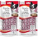 Good 'n' Tasty Triple Flavor Puree Mix-Ins Dog Food Topper Treats for All Dogs, 7 Count, Easy Single-Serve Portions, Added Protein with Salmon, Tuna and Krill, No Chicken or Beef Added (Pack of 2)