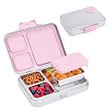 Good Bare Stainless Steel Leakproof Bento Lunch Box - Metal food containers with lids, for kids & adults, Sandwich Friendly, Dishwasher Safe, Non-toxic, Bonus Removable Snack Container (Sweet Pink)
