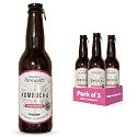 The Good Bug Kombucha | Apple Cinnamon | Fermented Tea | 1 Bn. CFU Live Cultures | Gut Friendly | Gluten free | Immunity Booster | Antioxidant and Hydration | Pack of 3 | 300 Ml
