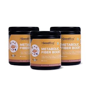 the good bug metabolic fiber boost  promotes weight management  reduces cravings amp manages blood sugar  plant-based fiber supplement  non-gmo  gluten free  90 servings