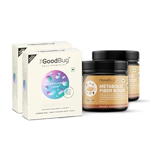 the good bug metabolically lean super bundle probiotics fiber boost l-carnitine  boosts metabolism amp reduces cravings  for men amp women  30 days pack  helps boost glp-1