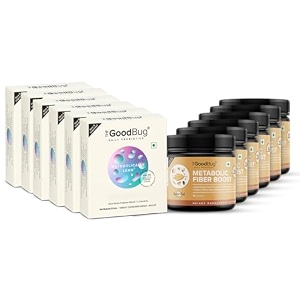 the good bug metabolically lean super bundle probiotics fiber boost l-carnitine  boosts metabolism amp reduces cravings  for men amp women  90 days pack  helps boost glp-1