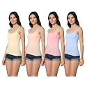 Good Connection Women39s Spaghetti Straps Plain Cotton