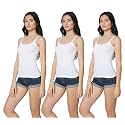 Good Connection Women39s Spaghetti Straps Plain Cotton