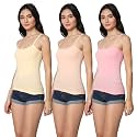 Good Connection Women39s Spaghetti Straps Plain Cotton