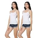 Good Connection Women39s Spaghetti Straps Plain Cotton
