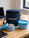 Good Day Easymeal_2pcs_blue 2 Containers Plastic Office