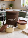 Good Day Easymeal_2pcs_brown 2 Containers Plastic Office