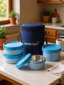 Good Day Easymeal_4pcs_blue 4 Containers Plastic Office
