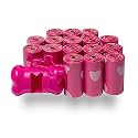 Good Habit by Best Pet Supplies - 15 Micron Thick Waste Poop Bags Refill Rolls with Dispenser - Light Scented, Pink Heart, 240 Bags