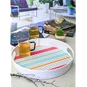 Melamine Round Serving Tray Mt-2410, Multicolor