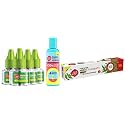 Good knight, 4 Refills – Neem Mosquito Repellent &amp; Good knight 100% Natural Mosquito Repellent Fabric Roll-On - 30ml, 8-Hour Protect &amp; Good knight Naturals Neem Agarbatti (Pack of 120)
