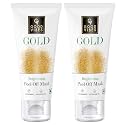 Good Vibes Gold Brightening Peel Off Mask, 50 g (Pack of 2) | Deep Pore Cleansing Peel-Off Face Mask For All Skin Types, Anti-Bacterial & Helps Remove Acne, No Parabens, Sulphates & Mineral Oils
