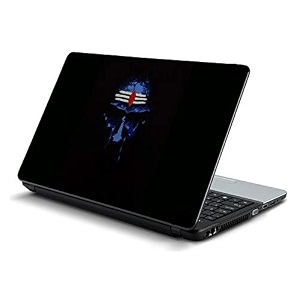 galaxsia good vibes only topwrist pad vinyl laptop skinstickercover for 15 to 156 inches laptops laminated-removable-hd quality compatible for hp-dell-sony-lenovo-asus etc15x10 inches
