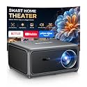 GOODEE 4K Smart Projector with AI ToF Auto Focus, WiFi 6 &amp; Bluetooth