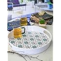 Goodhomes Melamine Round Serving Tray MT-2390