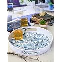 Goodhomes Melamine Round Serving Tray MT-2390