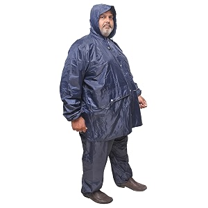 goodluck 100 waterproof taping raincoatrainsuitrainwear for men sturdy reusable suited for plus size