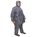 Goodluck 100% Waterproof Taping Raincoat/Rainsuit/Rainwear for Men, Sturdy, Reusable, Suited for Plus Size
