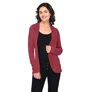 goodluck women39s rayon lapel collared shrug
