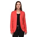 Goodluck Women's Rayon Lapel Collared Shrug