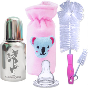 Goodmunchkins Stainless Steel Feeding Bottle Cleaning Brush