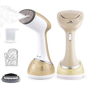 goodscity steam iron handheld for clothes  1700w garment steamer  360ml water tank  portable clothes steamer  handheld fabric steamer for home travel dresses shirts amp curtains