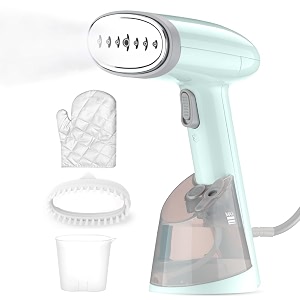 goodscity garment steamer for clothes steam iron press vertical amp horizontal steaming up to 22gmin 1200 watt 250 ml water tank amp fast heating gc 0111 12 month warranty pistachio