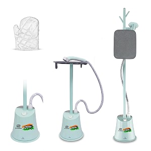 goodscity standing iron steamer for clothes garment steamer with adjustable pole amp board 18l tank 35gmin steam 2000w 45s heat-up 1-year warranty gc-0131