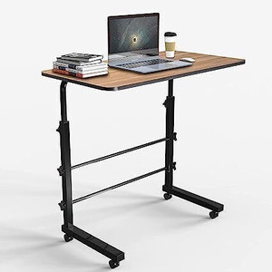 goodsell multi purpose laptop table wooden 60 x 60 x 40 cm metal portable laptop table