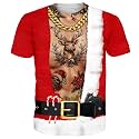 Goodstoworld Unisex 3D Fake Abs T Shirts Shredded Chest Printed Short Sleeve Costume Novelty Tees Shirt
