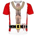Goodstoworld Unisex 3D Fake Abs T Shirts Shredded Chest Printed Short Sleeve Costume Novelty Tees Shirt