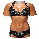 Goodstoworld Unisex 3D Fake Abs T Shirts Shredded Chest Printed Short Sleeve Costume Novelty Tees Shirt