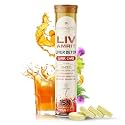 Liver Detox Effervescent Tablets, Milk Thistle Silymarin Kalmegh Dandelion L Carnitine Turmeric Matcha ACV Blend, Fizzy Detox Drink for Digestion Metabolism Wellness Support, 15 Tablets