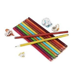 goodwill tech recycled newspaper pencils eco-friendly for kids schoolnon-toxicsuitable for all art amp craftgeneral homeoffice or school usewritingsketchingdrawing pack of 20