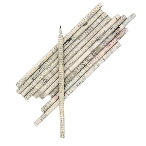 goodwill tech recycled newspaper pencils eco-friendly for kids schoolnon-toxicsuitable for all art amp craftgeneral homeoffice or school usewritingsketchingdrawing pack of 20