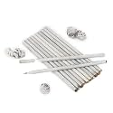 GoodWill Tech Recycled Newspaper Pencil Making Set | Paper Pencil Making Tool Kit | Eco-Friendly Handmade Pencil Making Kit for Kids, Students, School & Home (Newspaper Pencil, 50)