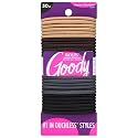 Goody Ouchless Elastic Hair Ties, 30 Ct, Neutrals, 4MM Rubber Bands, Pain-Free